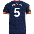adidas Men's Arsenal Piero Hincapie Away Jersey EPL + No Room For Racism Patches 26/27 (Navy/Yellow)