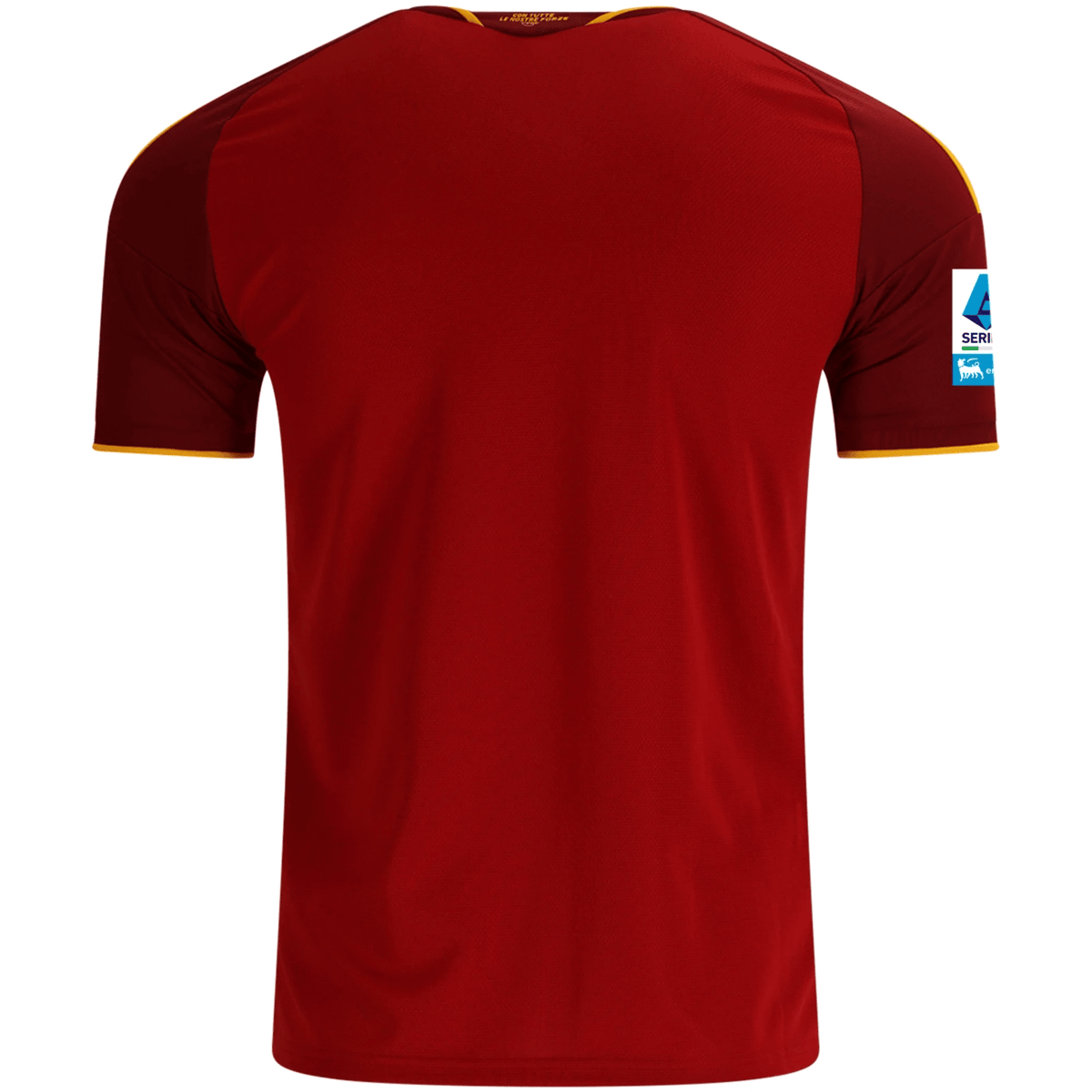 adidas Mens AS Roma Home Jersey w/ Serie A Patch 26/27 (Burgundy) | SoccerWearhouse