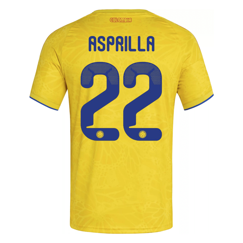 adidas Men's Asprilla Colombia 2026 Authentic Home Jersey (Impact Yellow) | SoccerWearhouse