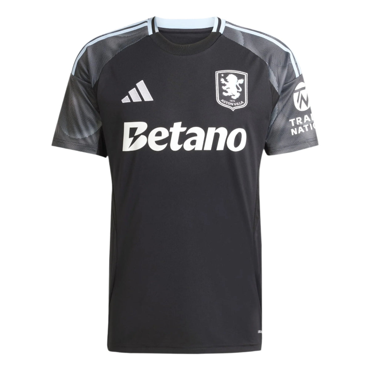 adidas Men's Aston Villa 25/26 Away Jersey (Black/Global Blue) | SoccerWearhouse