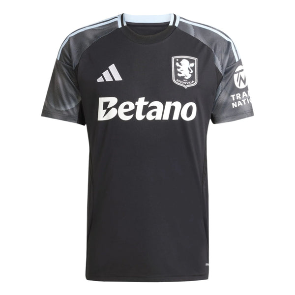 adidas Men's Aston Villa 25/26 Away Jersey (Black/Global Blue)