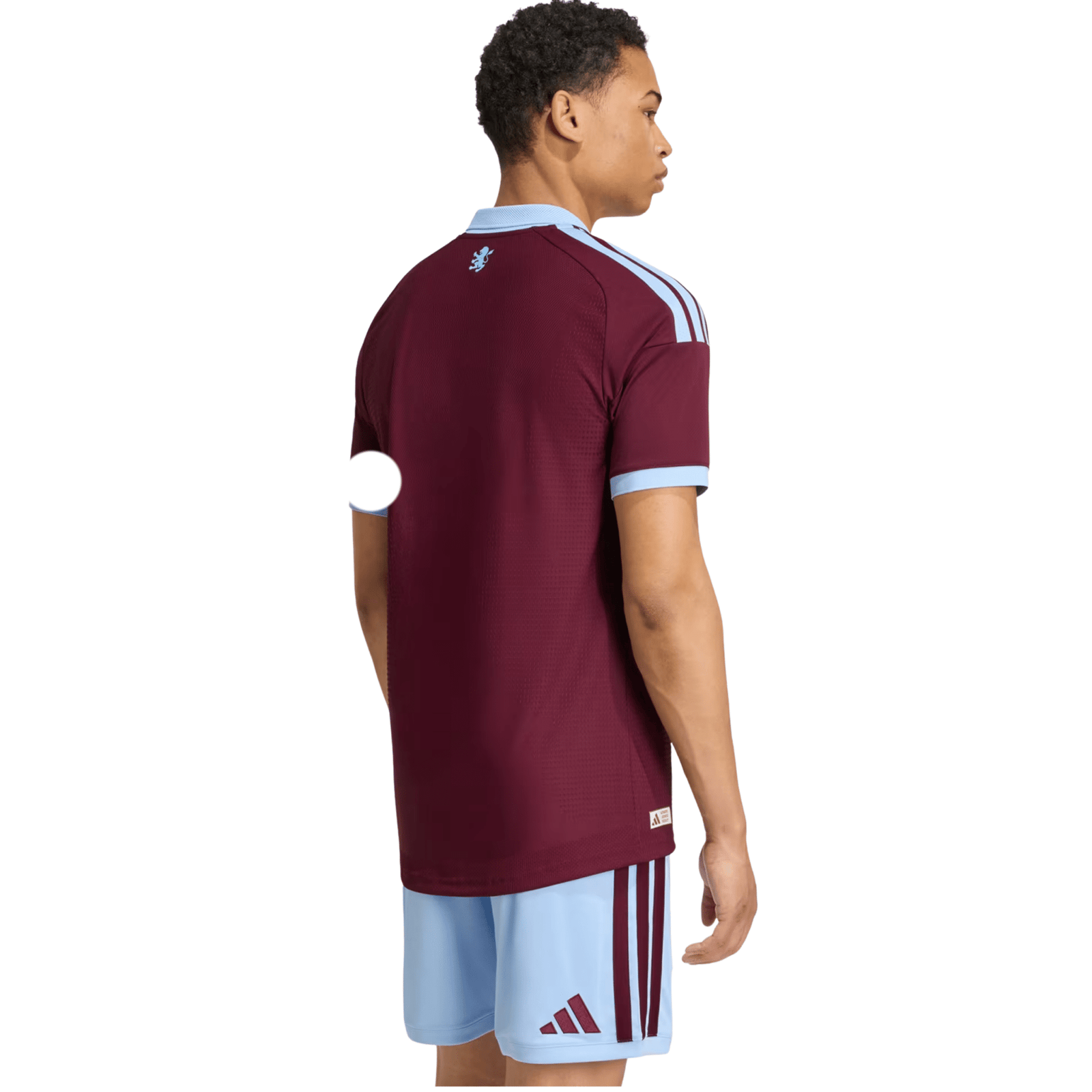 adidas Mens Aston Villa Authentic Home Jersey 26/27 (Maroon/Glow Blue) | SoccerWearhouse