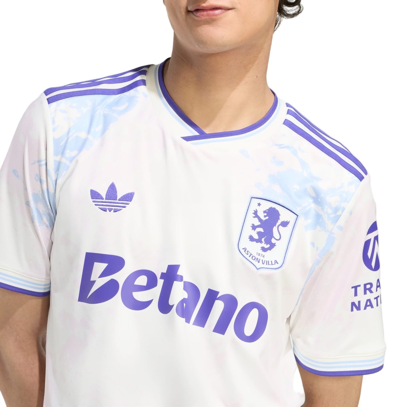 adidas Men's Aston Villa FC 25/26 Third Jersey (White) | SoccerWearhouse
