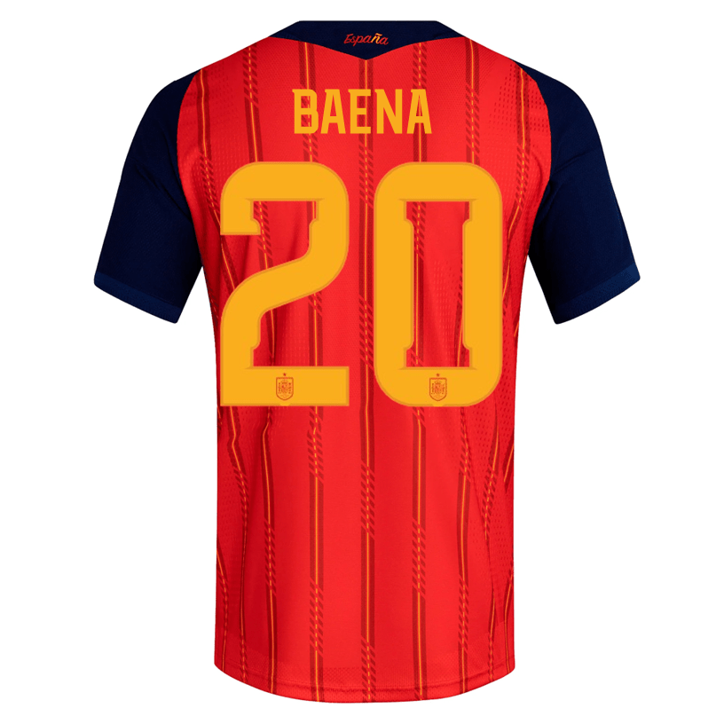 adidas Men's Baena Spain Authentic World Cup Home Jersey 2026 (Vivid Red) | SoccerWearhouse