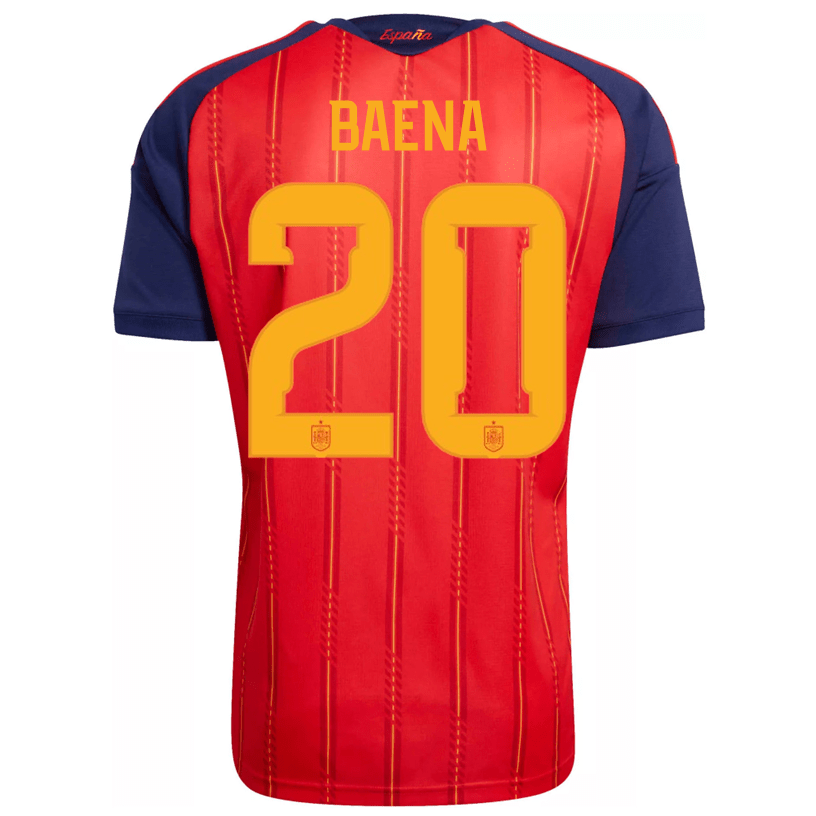 adidas Men's Baena Spain World Cup Home Jersey 2026 (Vivid Red) | SoccerWearhouse