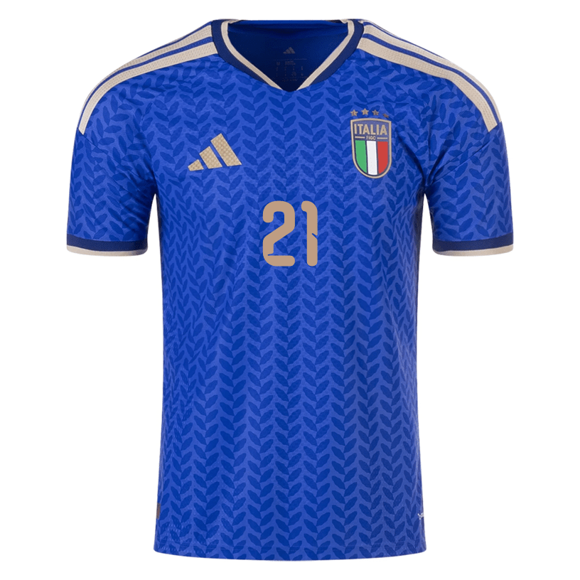 adidas Men's Bastoni Italy 2026 Authentic Home Jersey (Bold Blue) | SoccerWearhouse