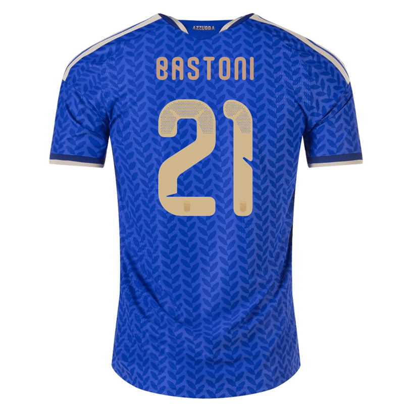 adidas Men's Bastoni Italy 2026 Authentic Home Jersey (Bold Blue) | SoccerWearhouse
