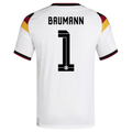 adidas Men's Baumann Germany Home World Cup Jersey 2026 (White/Black)