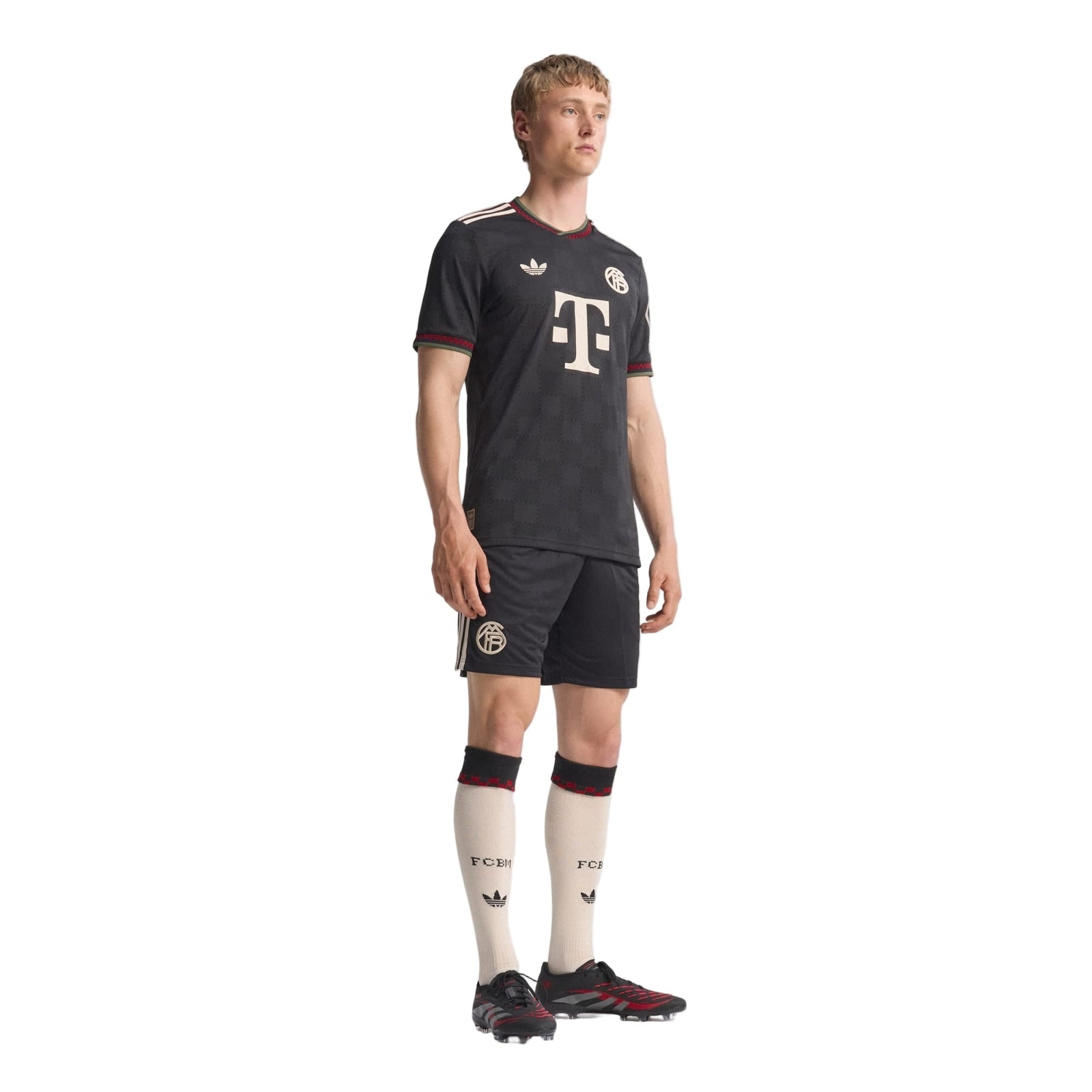 adidas Men's Bayern Munich 25/26 Authentic Third Jersey (Black/Olive Green) | SoccerWearhouse