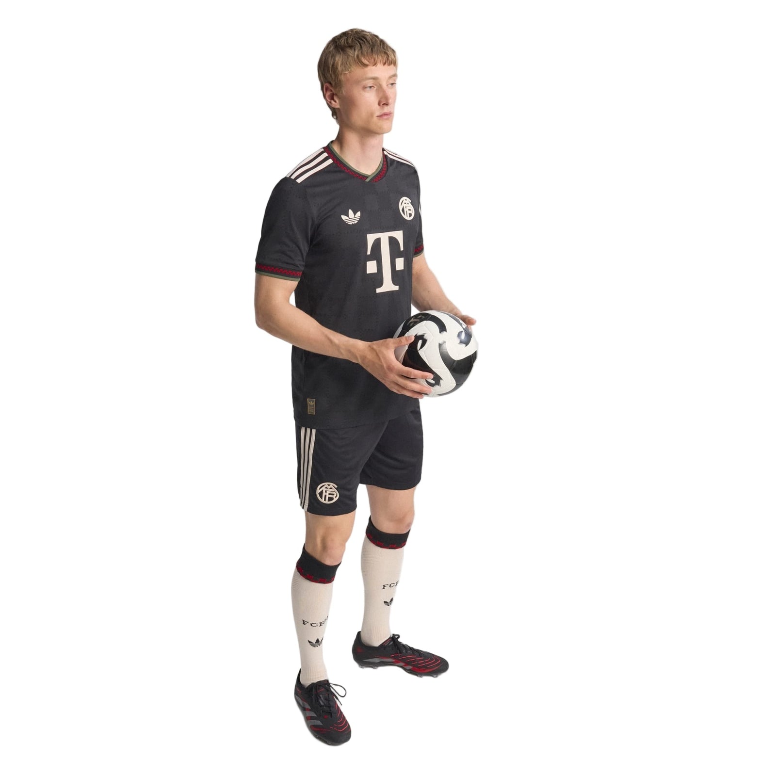 adidas Men's Bayern Munich 25/26 Authentic Third Jersey (Black/Olive Green) | SoccerWearhouse