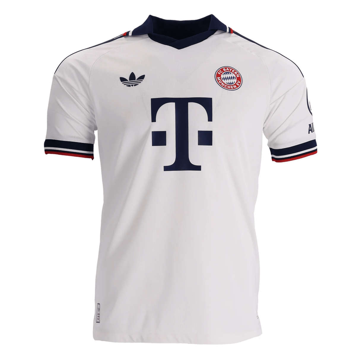 adidas Mens Bayern Munich Authentic Away Jersey 26/27 (White) | SoccerWearhouse