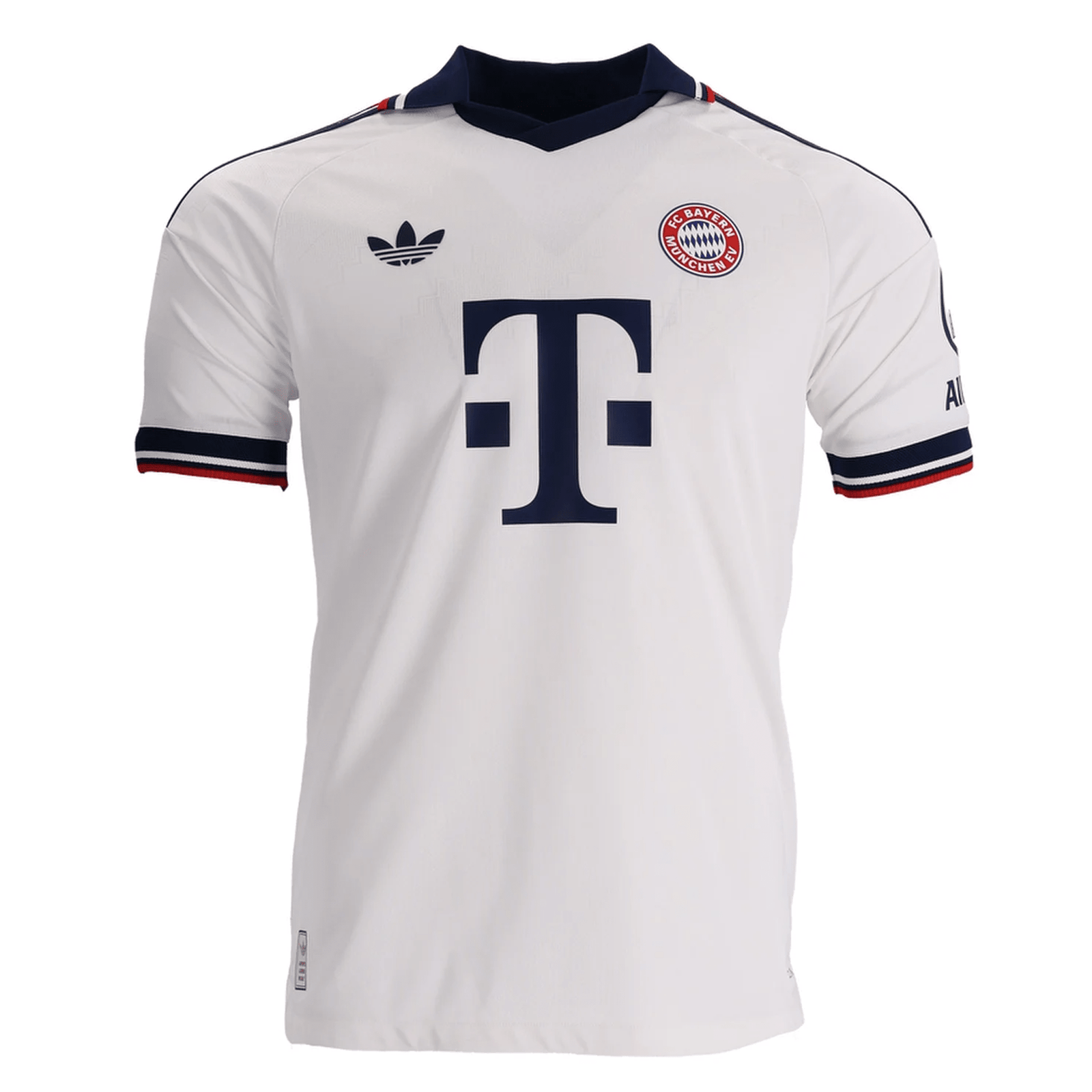 adidas Mens Bayern Munich Authentic Away Jersey 26/27 (White) | SoccerWearhouse