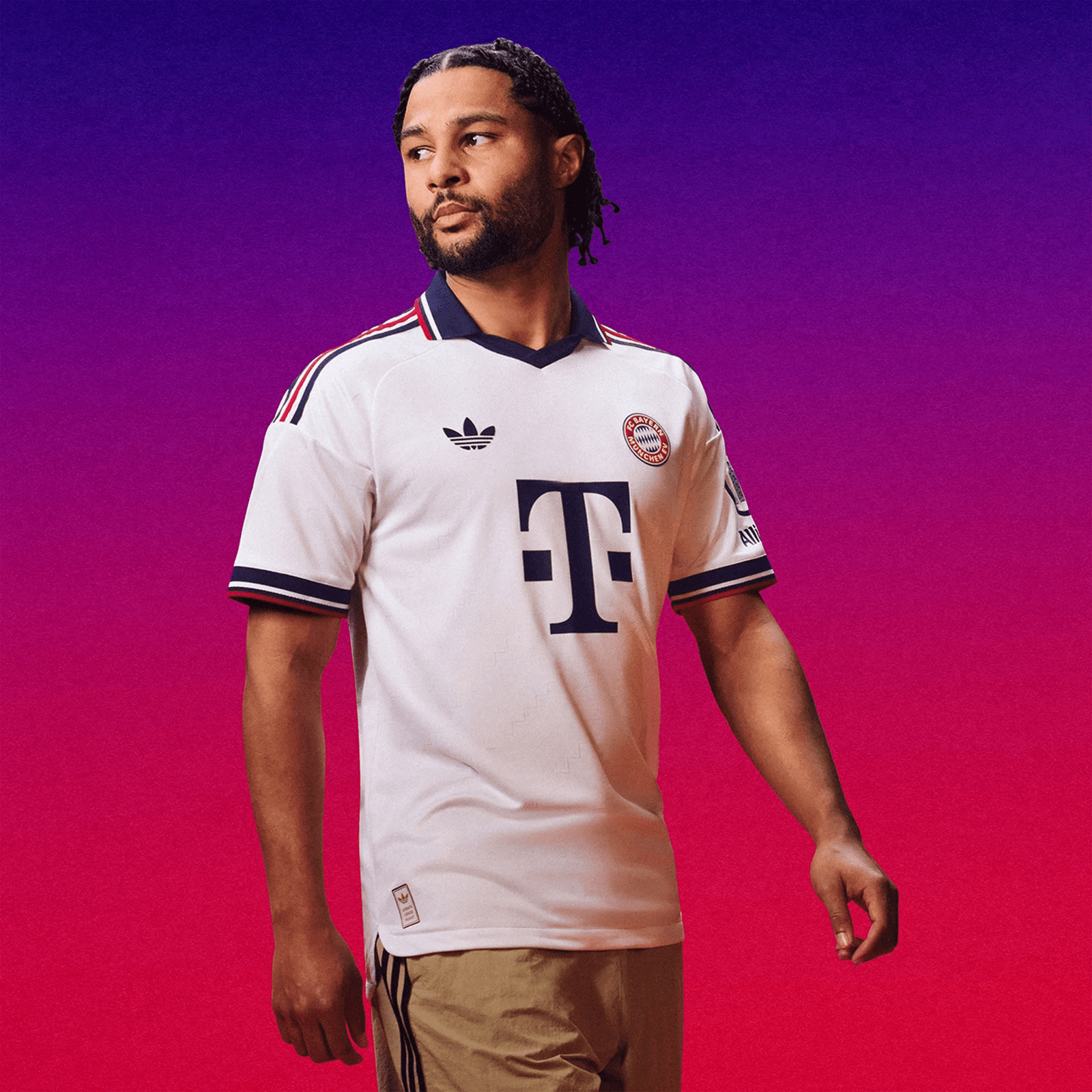 adidas Mens Bayern Munich Authentic Away Jersey 26/27 (White) | SoccerWearhouse