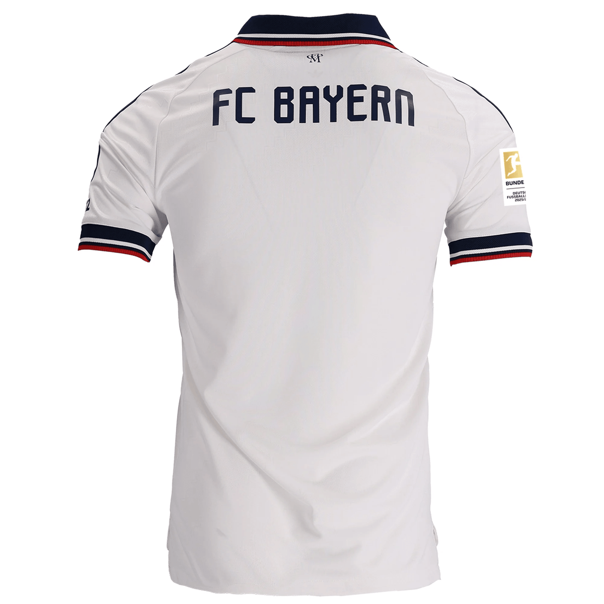 adidas Mens Bayern Munich Authentic Away Jersey w/ Bundesliga Champion Patch 26/27 (White) | SoccerWearhouse