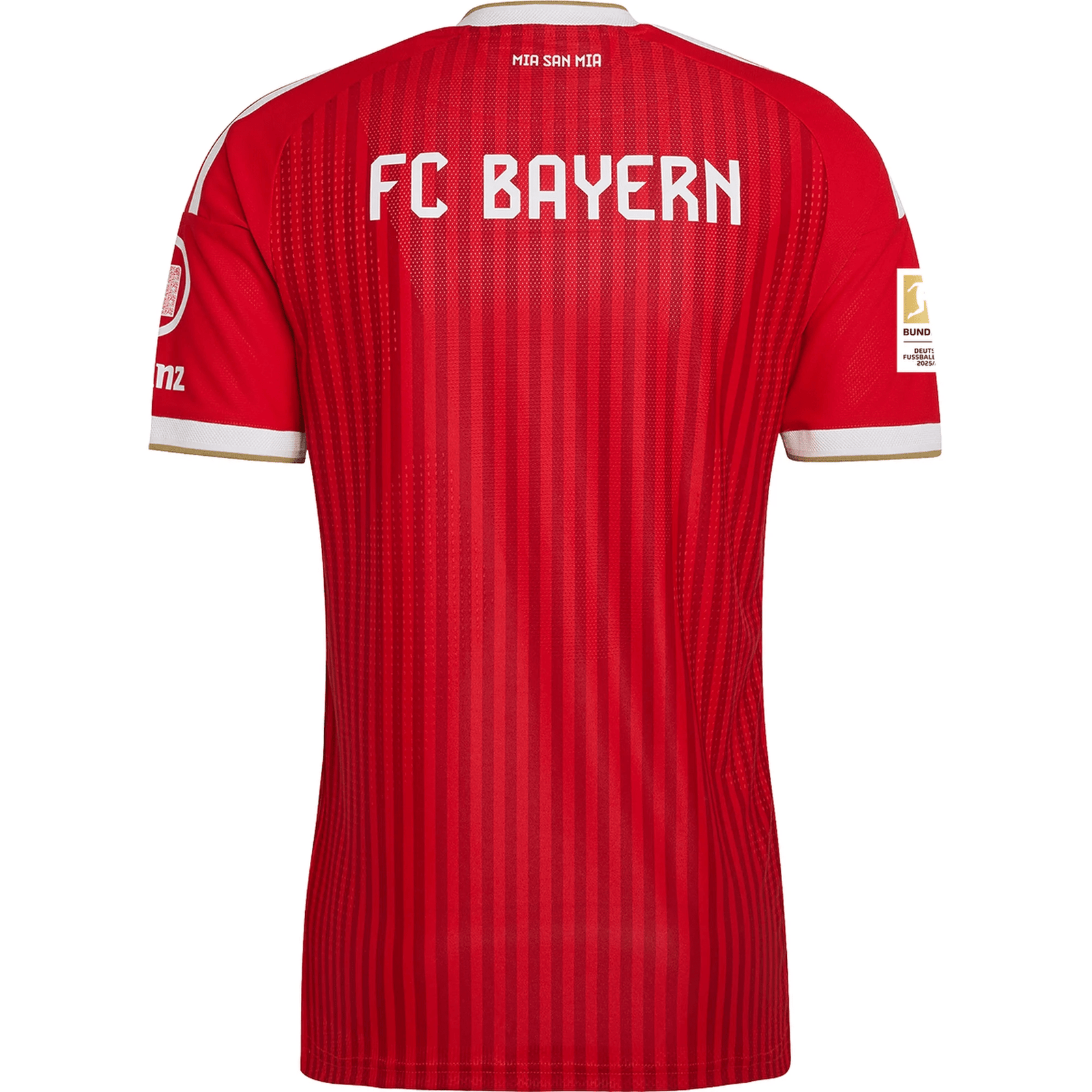adidas Mens Bayern Munich Authentic Michael Olise Home Jersey w/ Bundesliga Champion Patch 26/27 (Red) | SoccerWearhouse