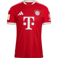 adidas Mens Bayern Munich Authentic Home Jersey w/ Bundesliga Champion Patch 26/27 (Red)