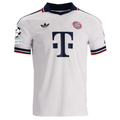 adidas Mens Bayern Munich Away Jersey w/ Champions League 26/27 (White)