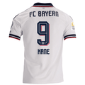 adidas Mens Bayern Munich Harry Kane Away Jersey w/ Bundesliga Champion Patch 26/27 (White)