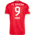 adidas Mens Bayern Munich Harry Kane Home Jersey w/ Bundesliga Champion Patch 26/27 (Red)