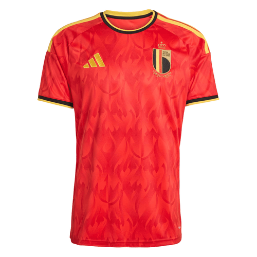 adidas Men's Belgium Home Jersey 2026 (Red/Bold Gold) - S