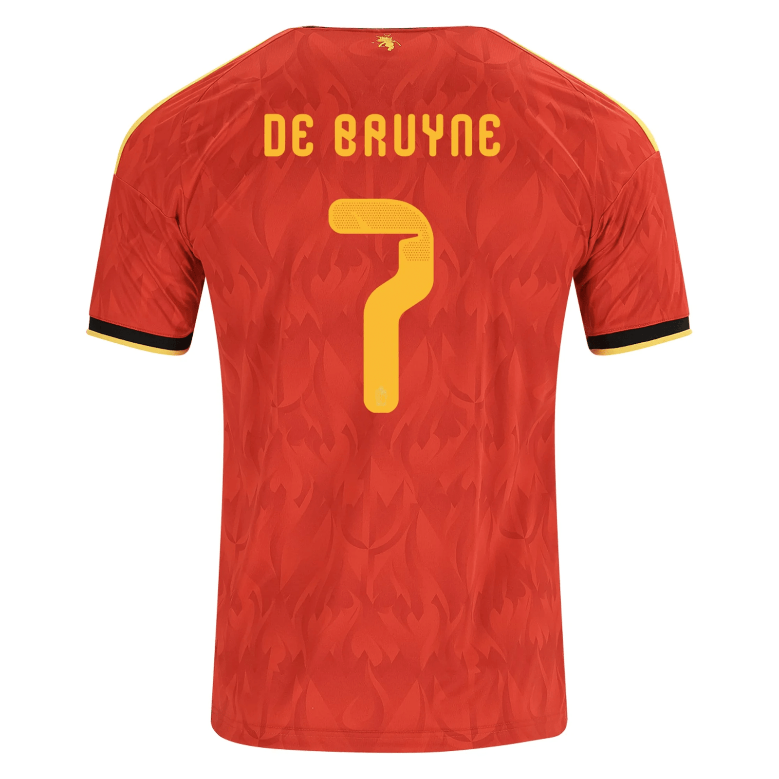 adidas Men's Belgium Kevin De Bruyne Home Jersey 2026 (Red/Bold Gold) | SoccerWearhouse