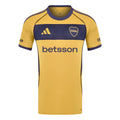adidas Men's Boca Juniors Away Jersey 25/26 (Gold/Navy)