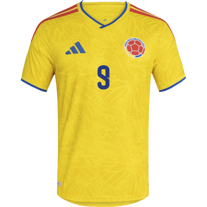 adidas Men's Borja Colombia 2026 Authentic Home Jersey (Impact Yellow) | SoccerWearhouse
