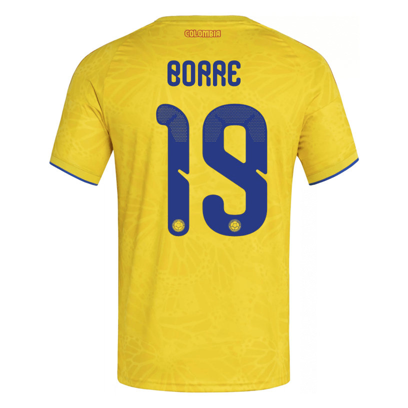 adidas Men's Borre Colombia 2026 Authentic Home Jersey (Impact Yellow) | SoccerWearhouse