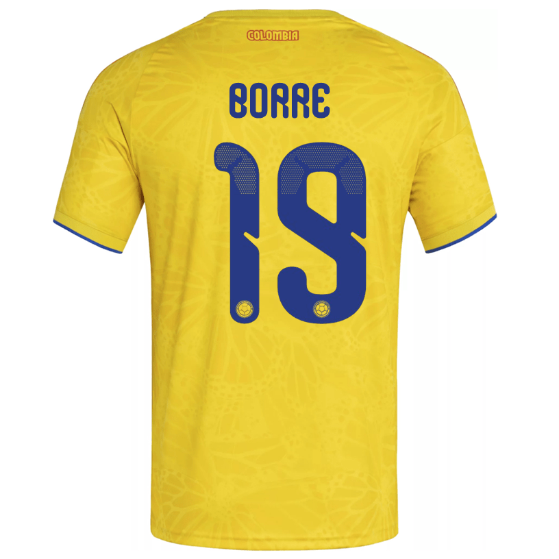 adidas Men's Borre Colombia 2026 Home Jersey (Impact Yellow) | SoccerWearhouse