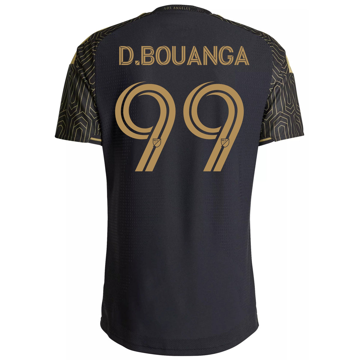 adidas Men's Bouanga LAFC Stadium Home Jersey 26/27 (Black/Gold) | SoccerWearhouse