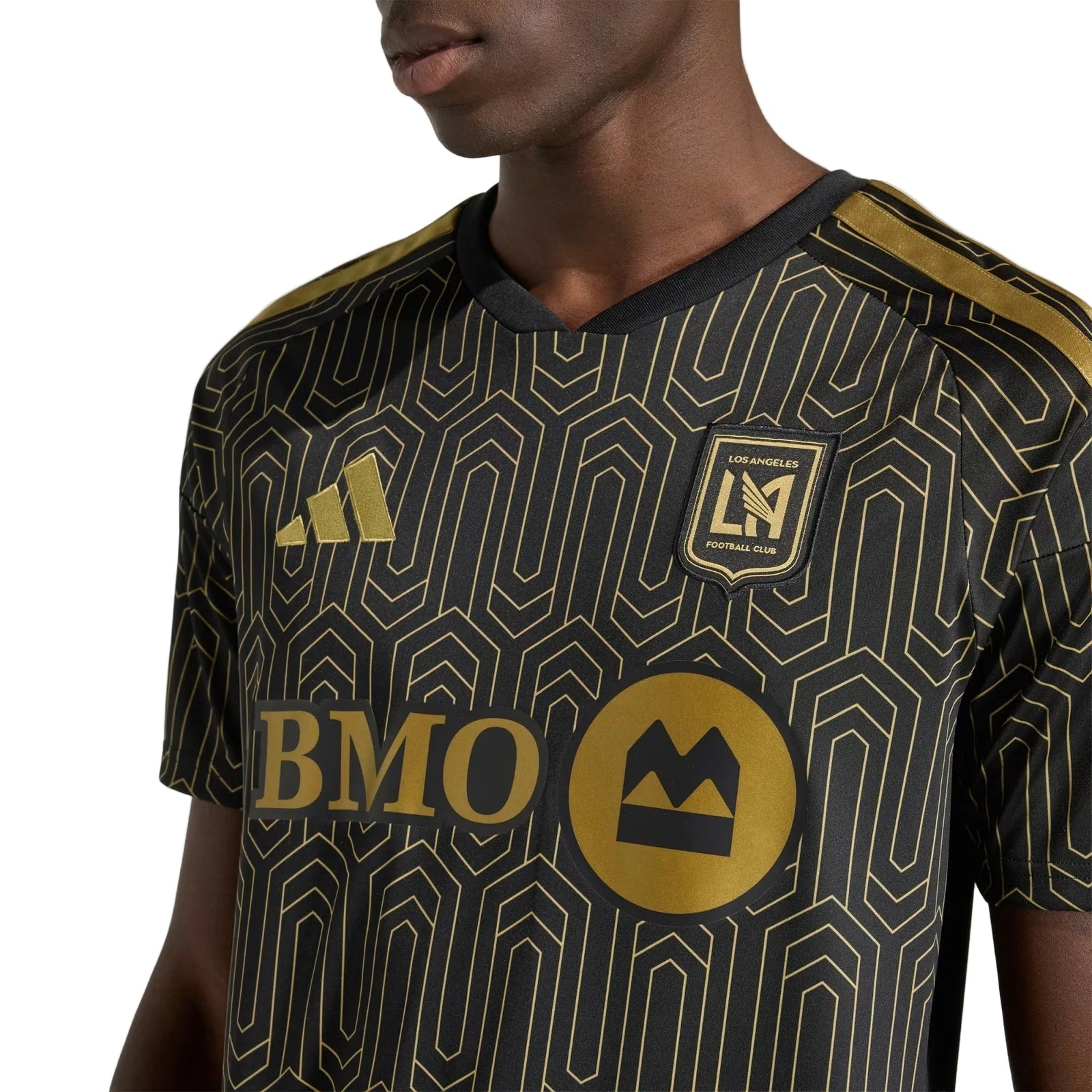 adidas Men's Bouanga LAFC Stadium Home Jersey 26/27 (Black/Gold) | SoccerWearhouse