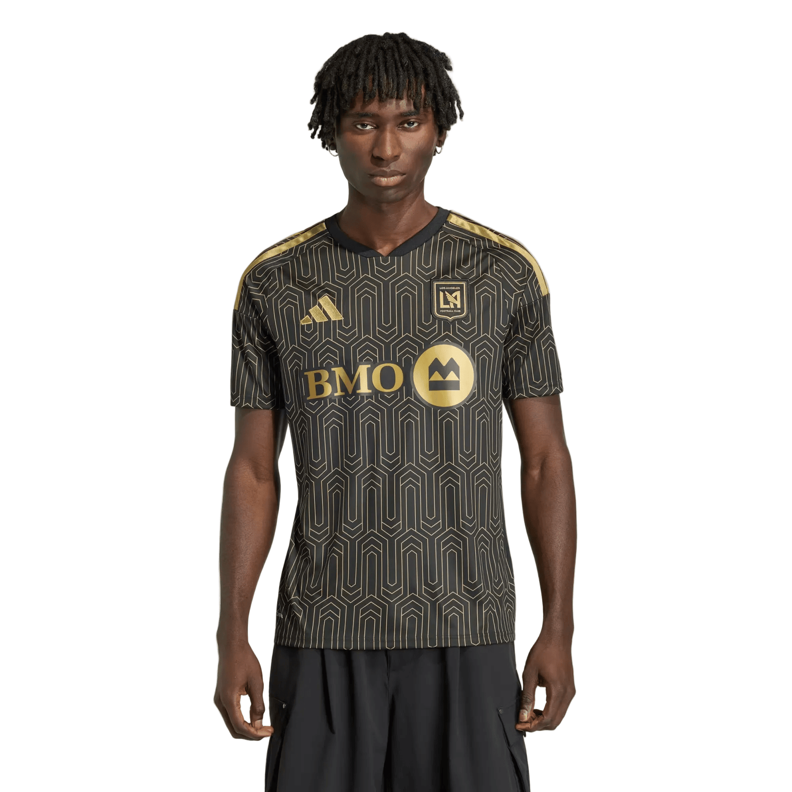 adidas Men's Bouanga LAFC Stadium Home Jersey 26/27 (Black/Gold) | SoccerWearhouse