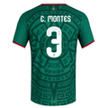 adidas Men's C. Montes Mexico Authentic Home 2026 World Cup Jersey (Bold Green)