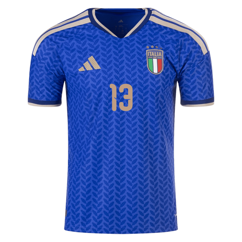 adidas Men's Calafiori Italy 2026 Authentic Home Jersey (Bold Blue) | SoccerWearhouse