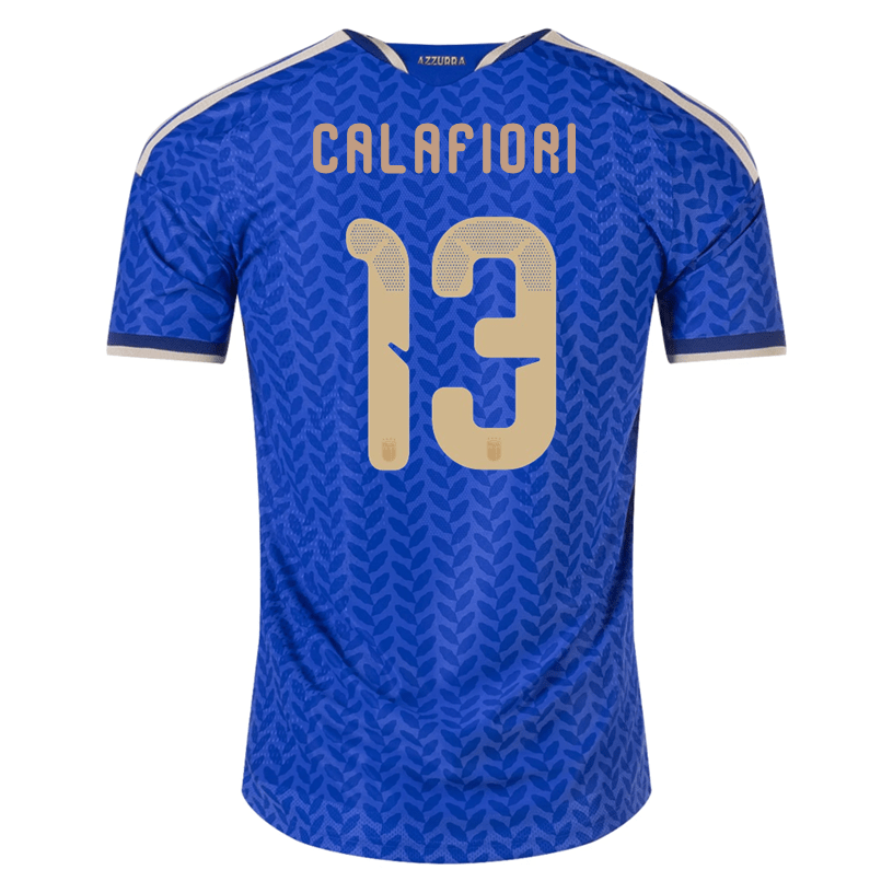 adidas Men's Calafiori Italy 2026 Authentic Home Jersey (Bold Blue) | SoccerWearhouse