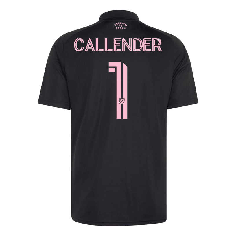 adidas Men's Callender Inter Miami CF 26/27 Away Jersey (Black/Pink) | SoccerWearhouse