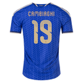 adidas Men's Cambiaghi  Italy 2026 Authentic Home Jersey (Bold Blue)