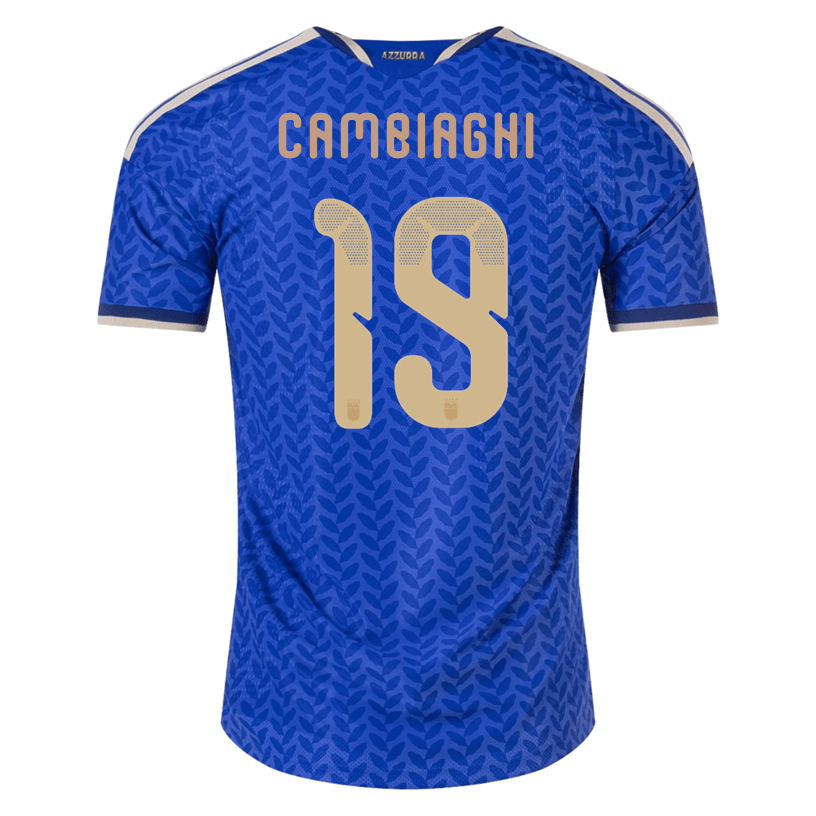 adidas Men's Cambiaghi Italy 2026 Authentic Home Jersey (Bold Blue) | SoccerWearhouse