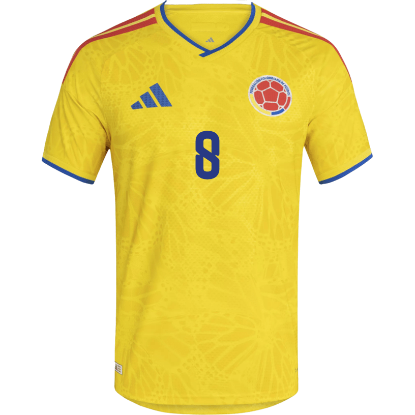 adidas Men's Carrascal Colombia 2026 Authentic Home Jersey (Impact Yellow) | SoccerWearhouse