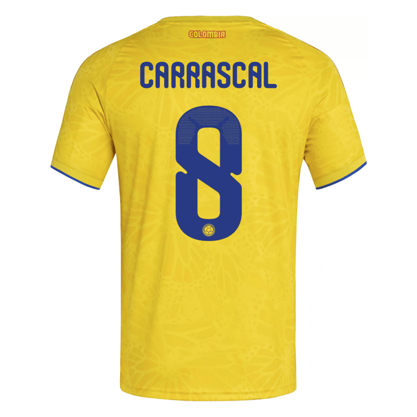 adidas Men's Carrascal Colombia 2026 Authentic Home Jersey (Impact Yellow) | SoccerWearhouse