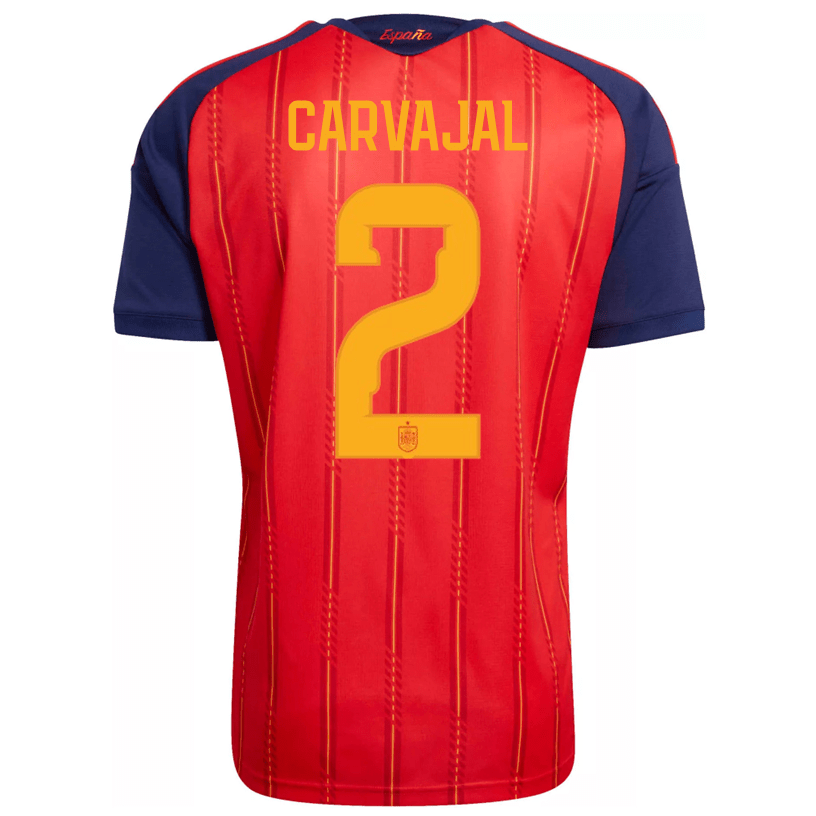 adidas Men's Carvajal Spain World Cup Home Jersey 2026 (Vivid Red) | SoccerWearhouse