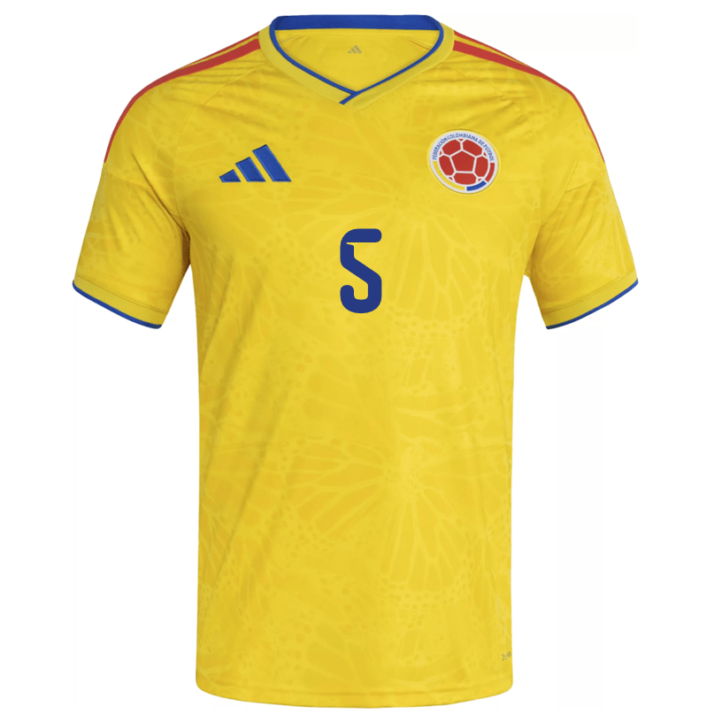 adidas Men's Castano Colombia 2026 Home Jersey (Impact Yellow) | SoccerWearhouse