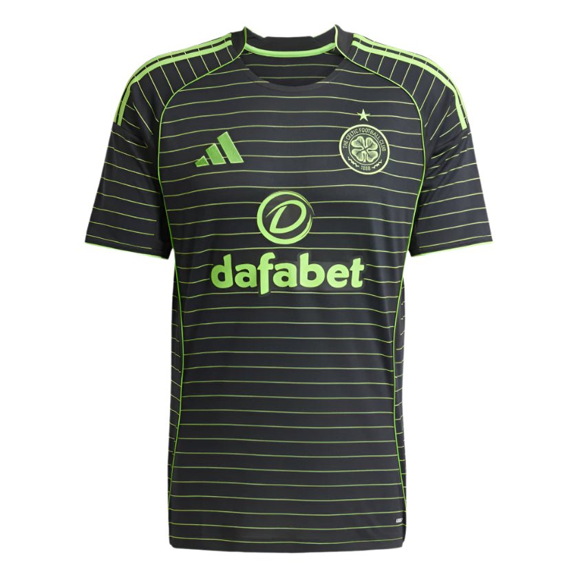 adidas Men's Celtic Away Jersey 25/26 (Black) | SoccerWearhouse