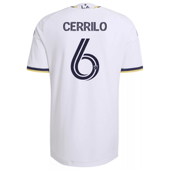 adidas Men's Cerrillo LA Galaxy Authentic Match Home Jersey 26/27 (Whi