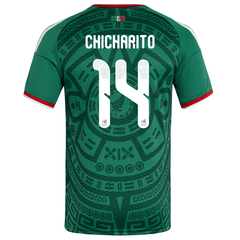 adidas Men's Chicharito Mexico Home 2026 World Cup Jersey (Bold Green)