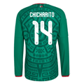 adidas Men's Chicharito Mexico Long-Sleeve Authentic Home Jersey 2026 (Bold Green)