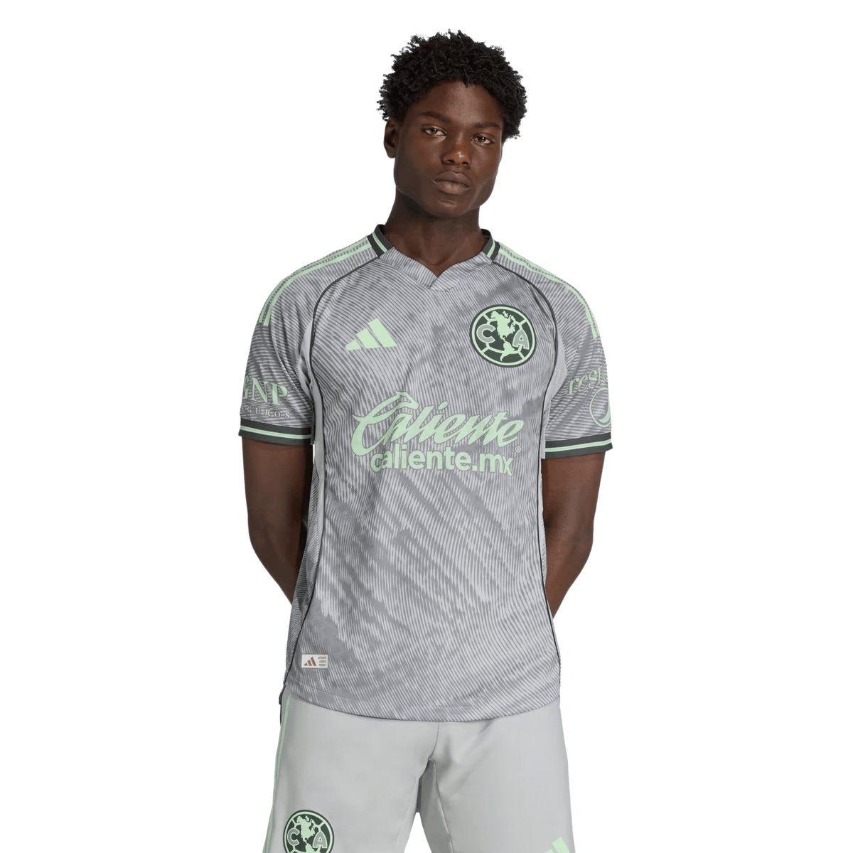 adidas Men's Club America 25/26 Authentic Third Jersey (Grey) | SoccerWearhouse