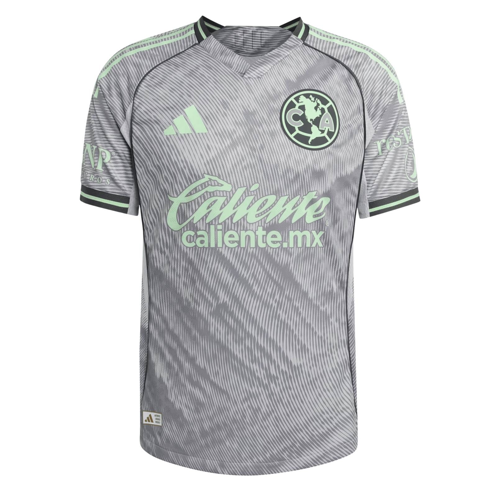 adidas Men's Club America 25/26 Authentic Third Jersey (Grey) | SoccerWearhouse