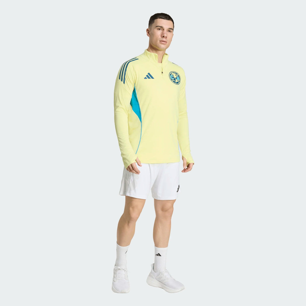 adidas Men's Club América 25/26 Tiro Training Top Jacket (Yellow) | SoccerWearhouse