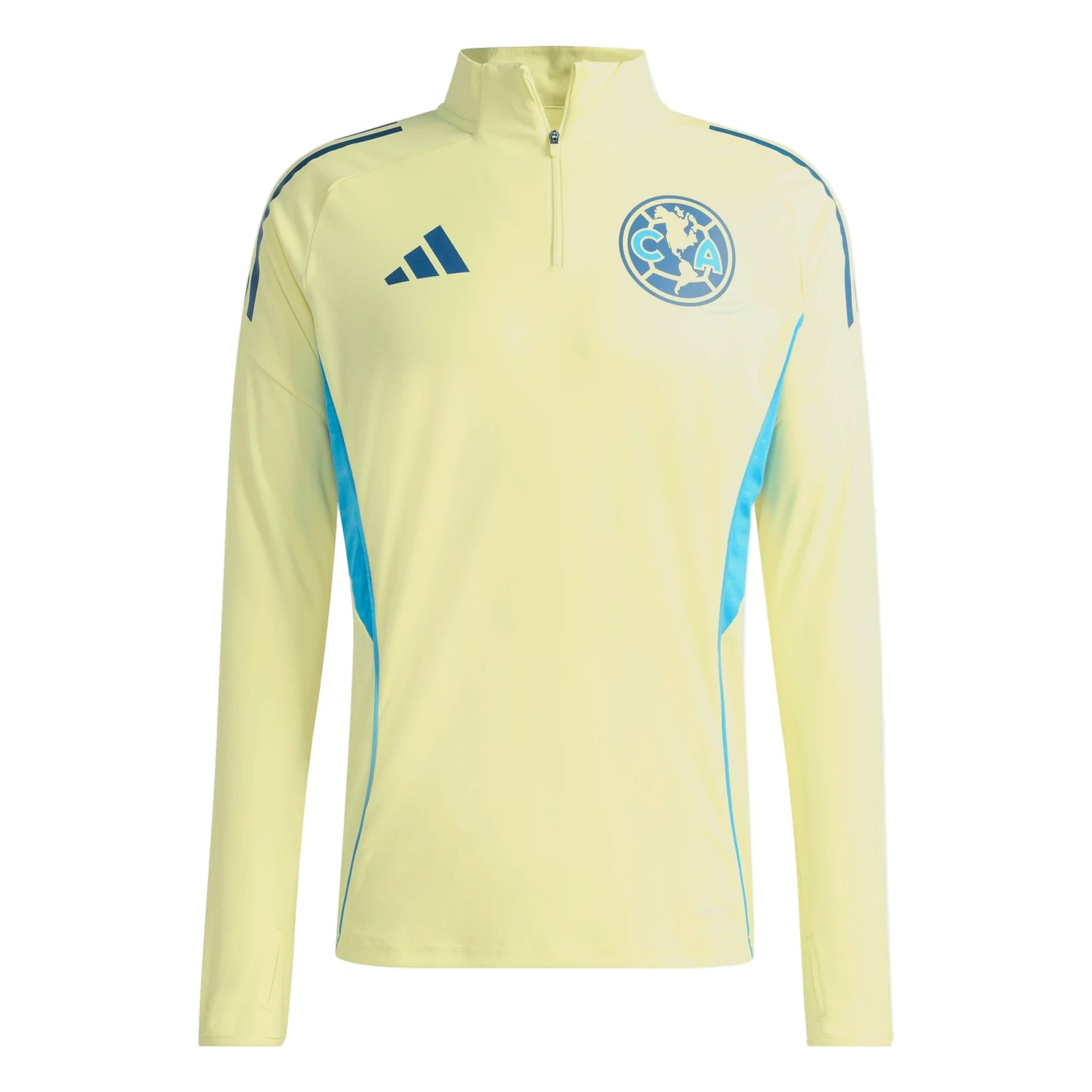 adidas Men's Club América 25/26 Tiro Training Top Jacket (Yellow) | SoccerWearhouse